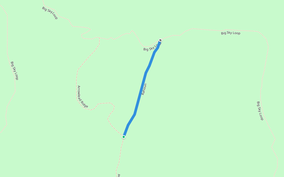 Rahoun walking route map in Newport