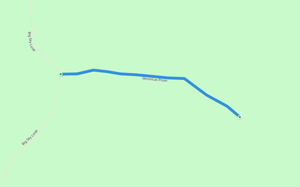 Veronicas Prom walking route map in Newport