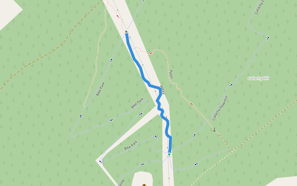 Rockit walking route map in Rosemarkie