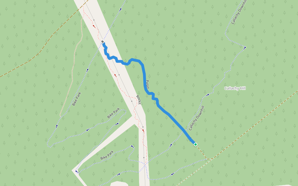 Pylon walking route map in Rosemarkie