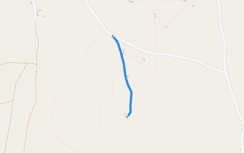 s walking route map in Jimondoli