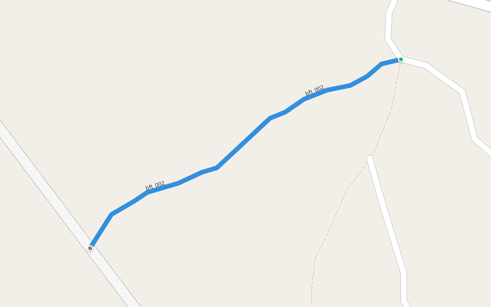 bft_002 walking route map in Ke La Ma Yi Shi