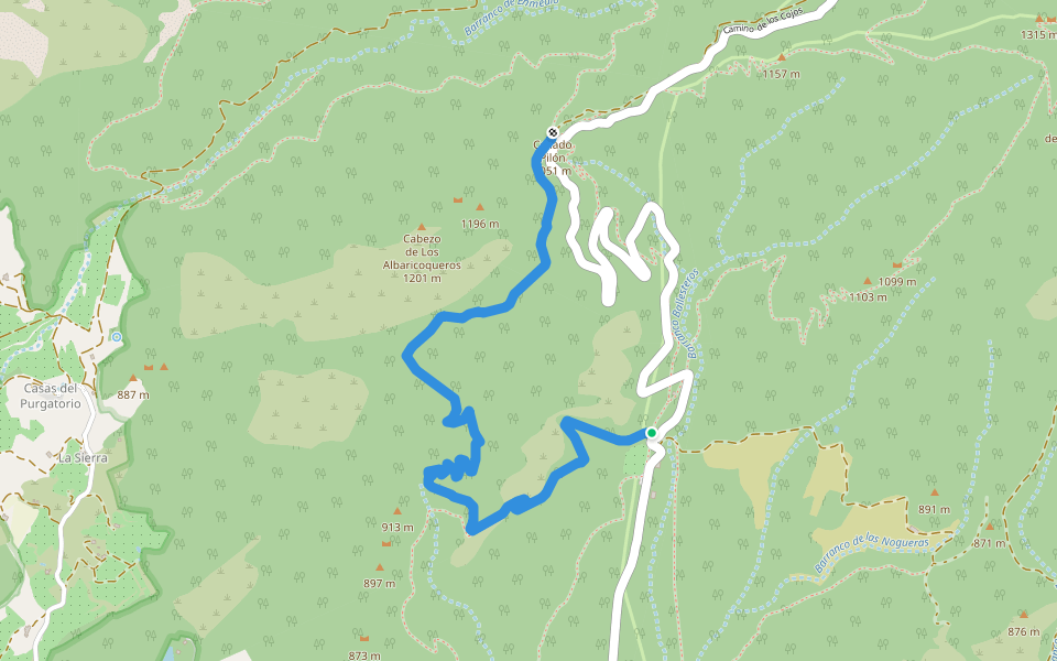 PR-MU61 Senda del Lentisco walking route map in Totana
