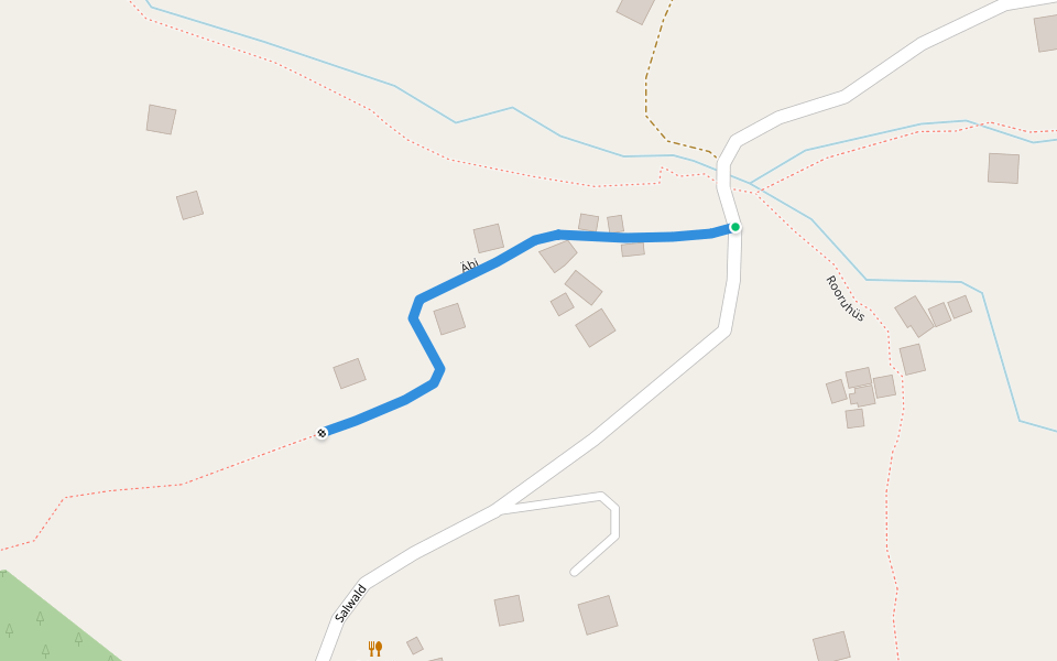 Äbi walking route map in Naters