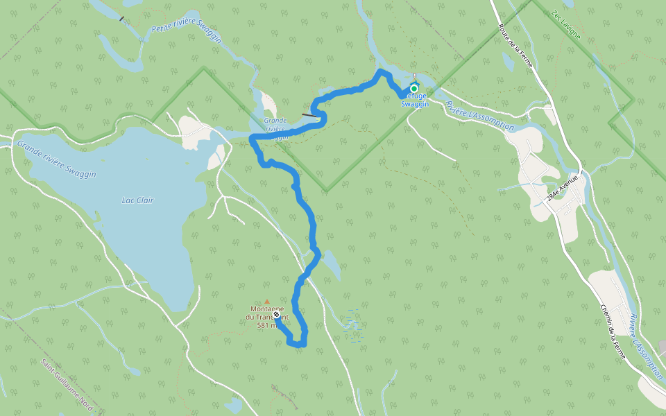 Sentier de la riviere Swaggin