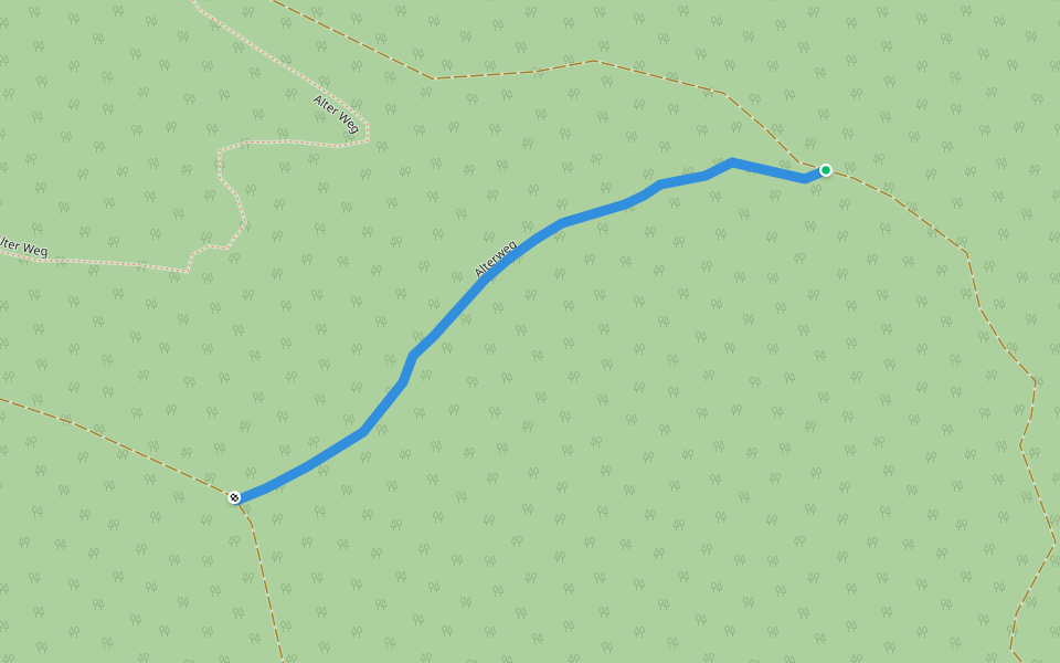 Alterweg walking route map in Buchstätt