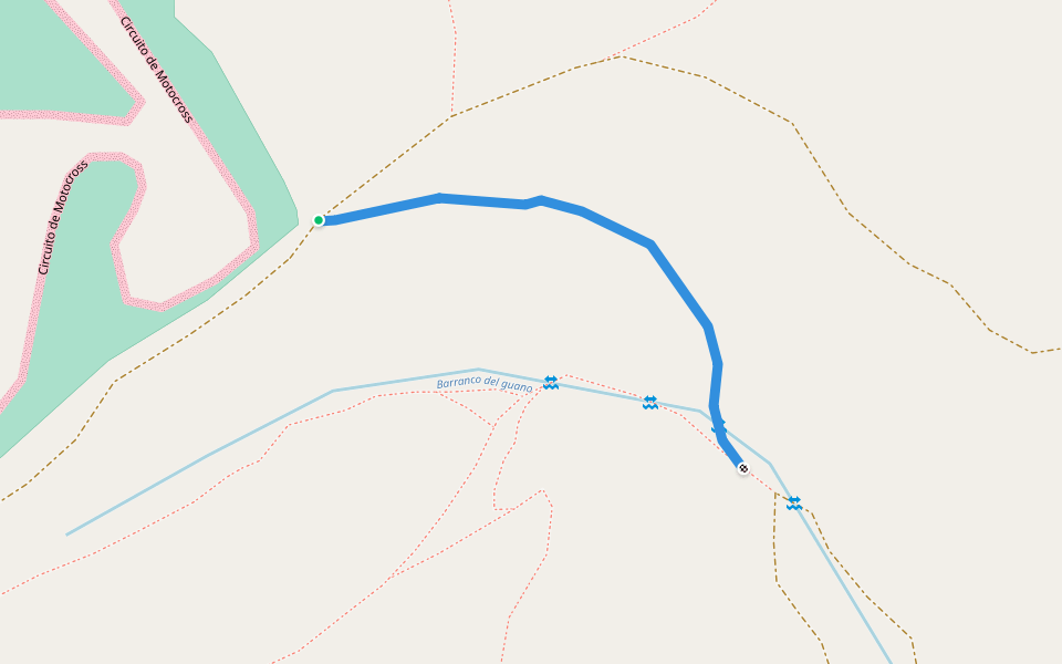 El Juicio walking route map in Sabiñán