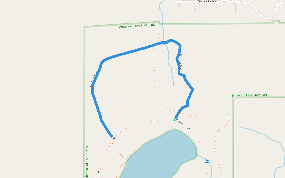 San Juan Trail walking route map in Chimacum