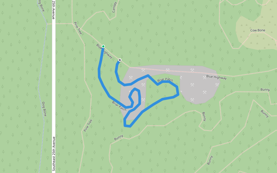 Briar Patch walking map