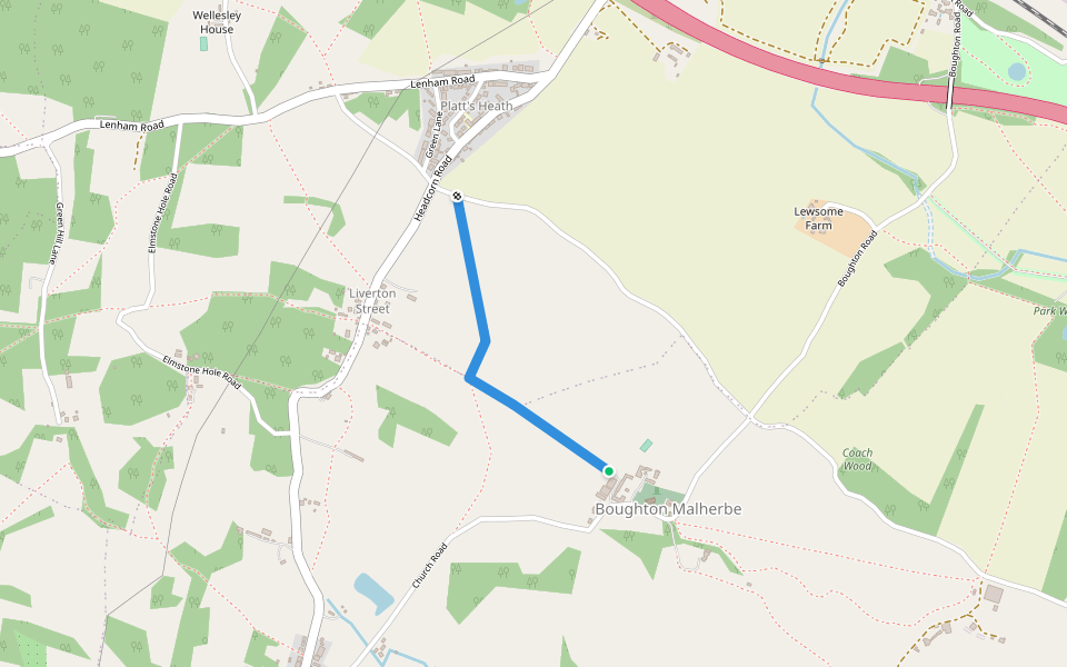 KH423 walking route map in Sandway