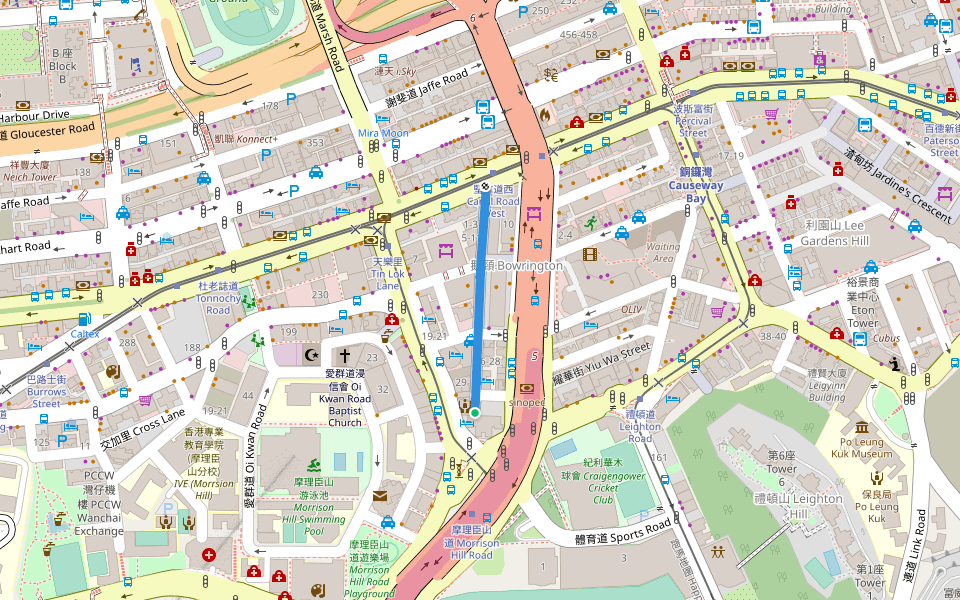 寶靈頓道 Bowrington Road
