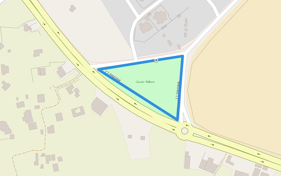 I 1 mezraya walking route map in Houmt Souk