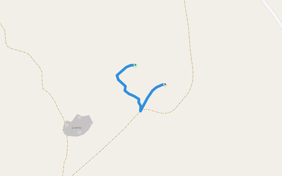 Caminho walking route map in Chibemba