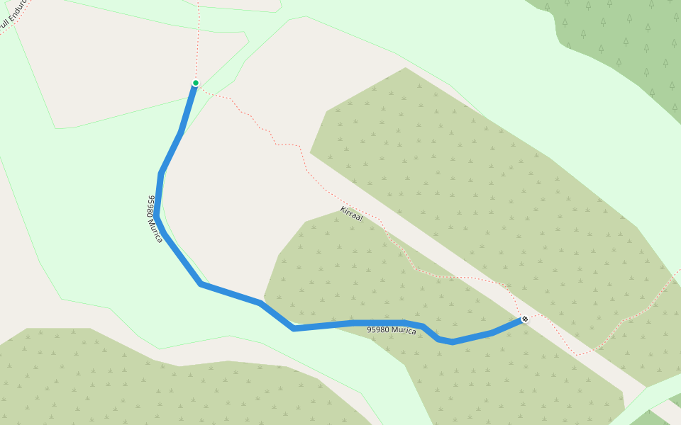 95980 Murica walking route map in Tunturipalo