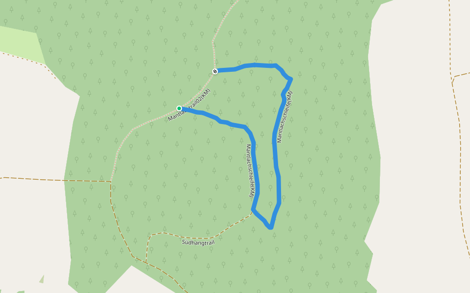Mantlachschleife(KM) walking route map in Velburg