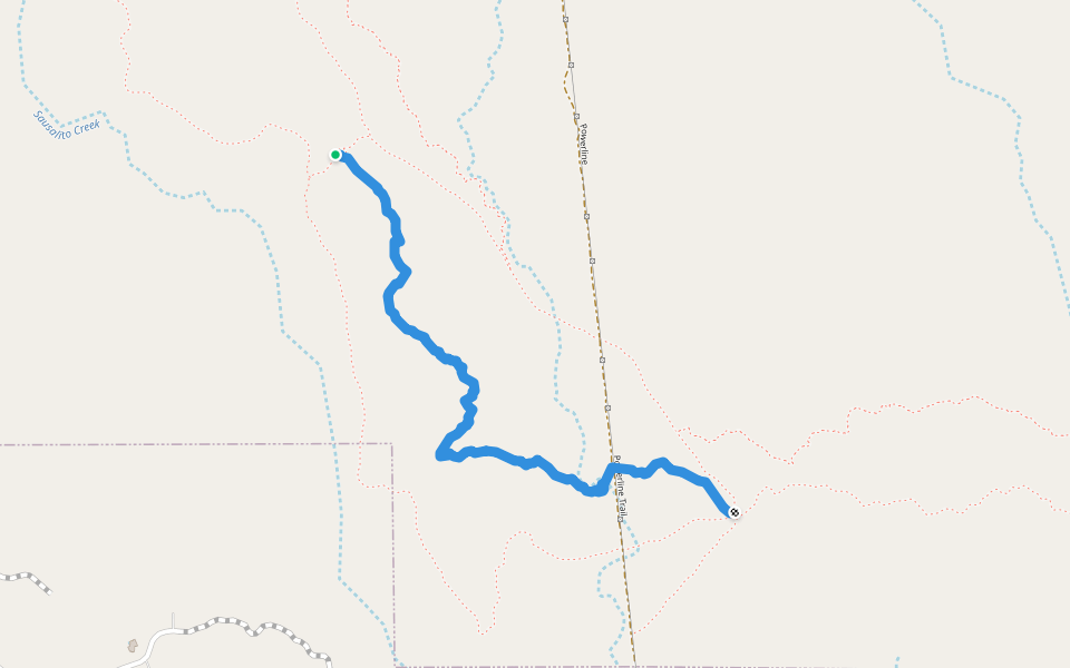 Indian Village walking route map in Oro Valley