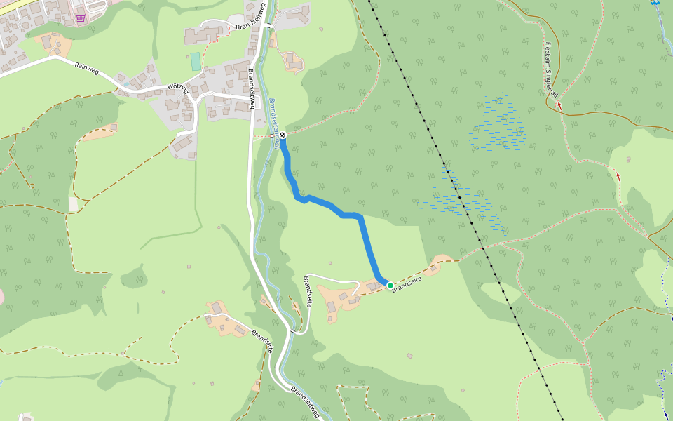 Wanderweg Staudachstub'n walking route map in Kirchberg in Tirol