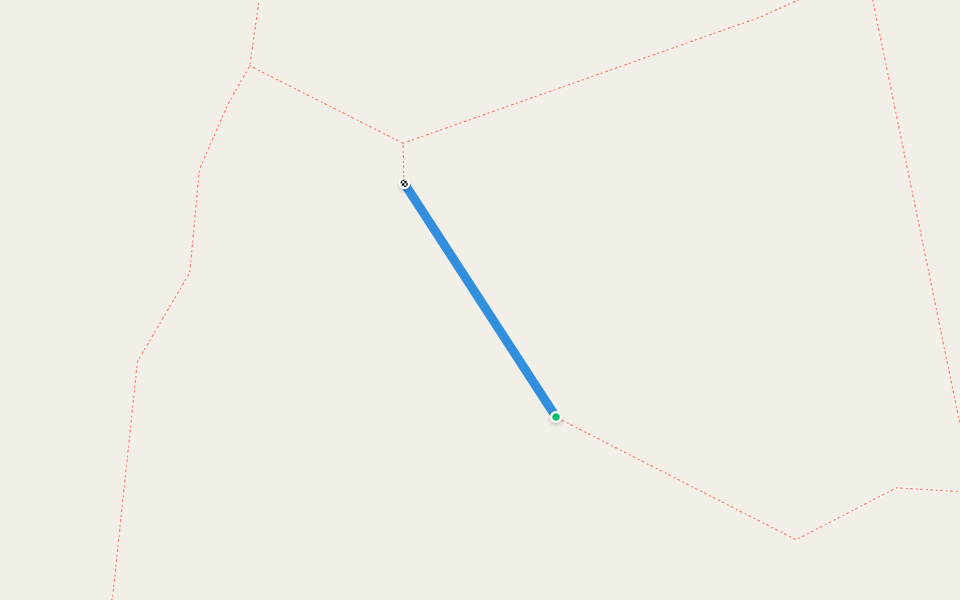 Bedfordshire RoW FP37 walking route map in Woburn