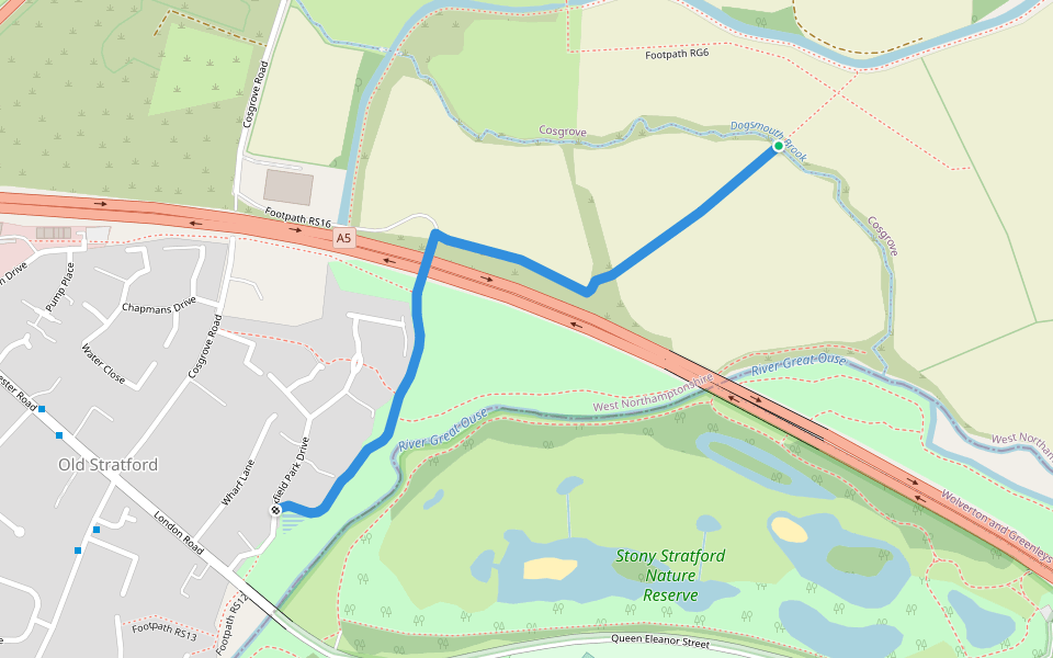 Footpath RS17 | Walking Map