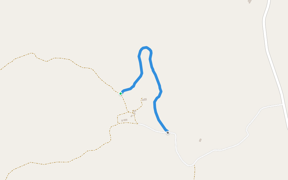 Percurso EBIO da Herdade de Ribeira Abaixo walking route map in Santa Margarida da Serra