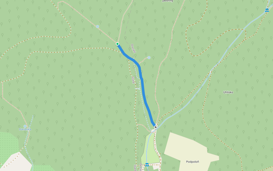 Náučný chodník - "Tu je náš domov." walking route map in Oreské
