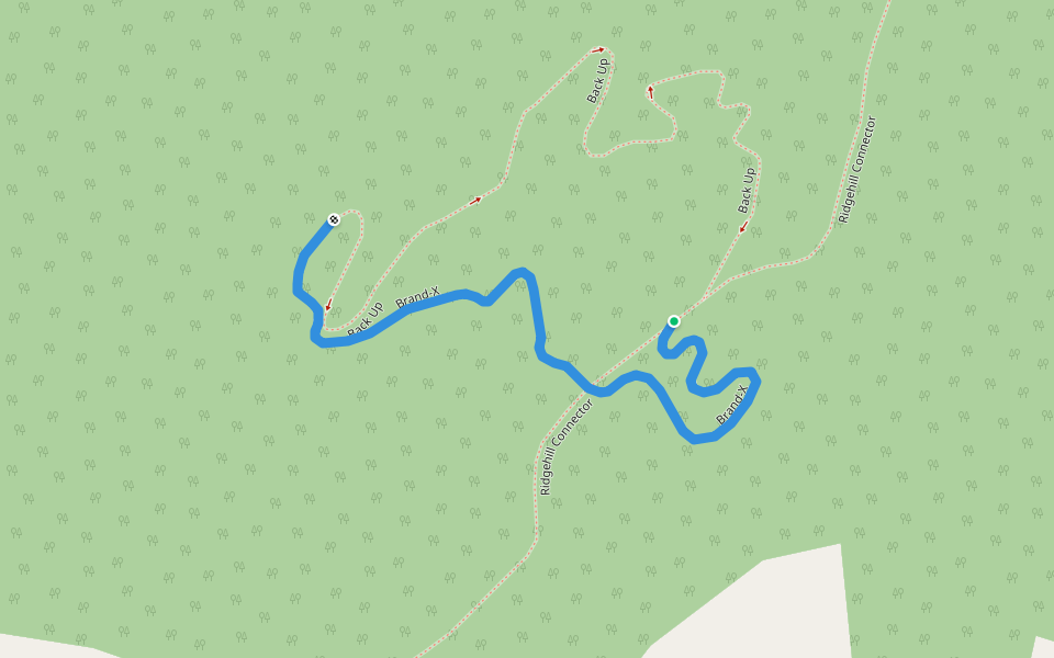 Brand-X walking route map in Newport