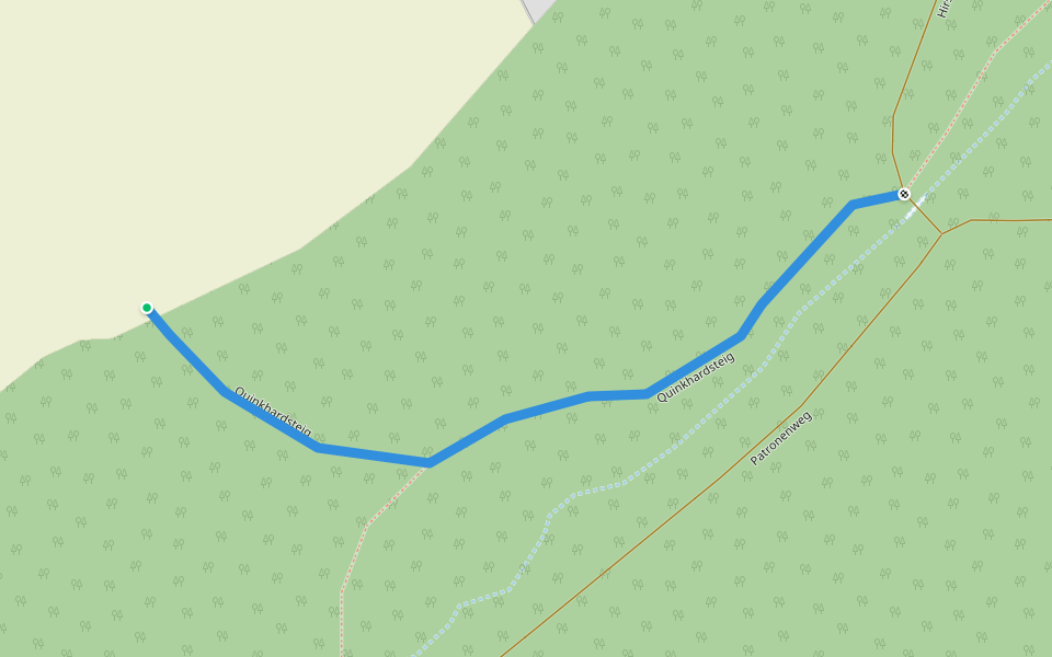 Quinkhardsteig walking route map in Königstein