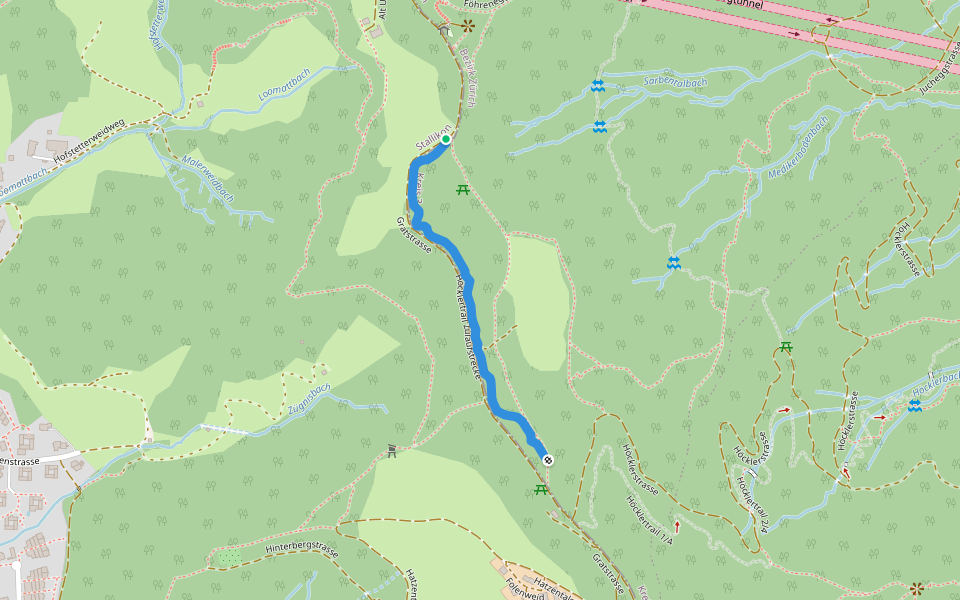 Höcklertrail Zulaufstrecke