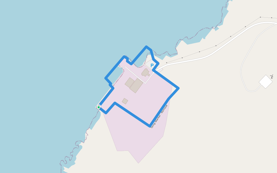 Temp Marker - Remove walking route map in Gremista