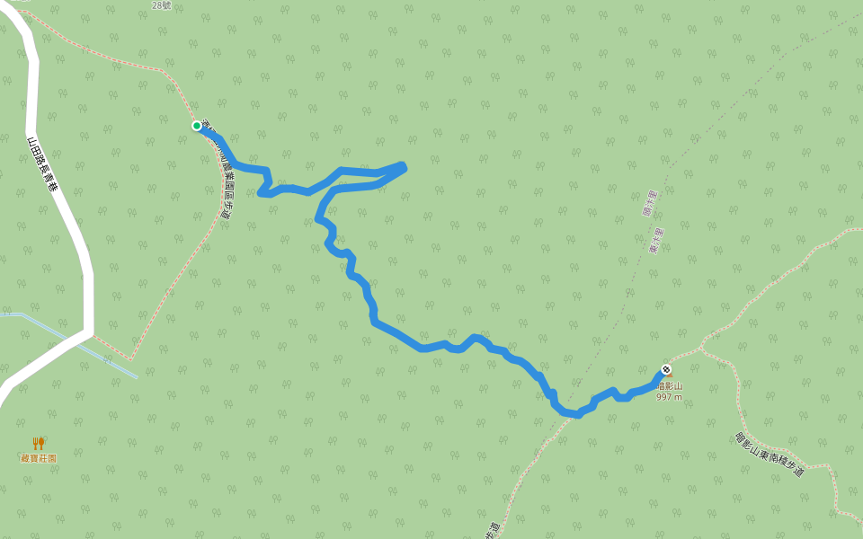 暗影山西北稜步道