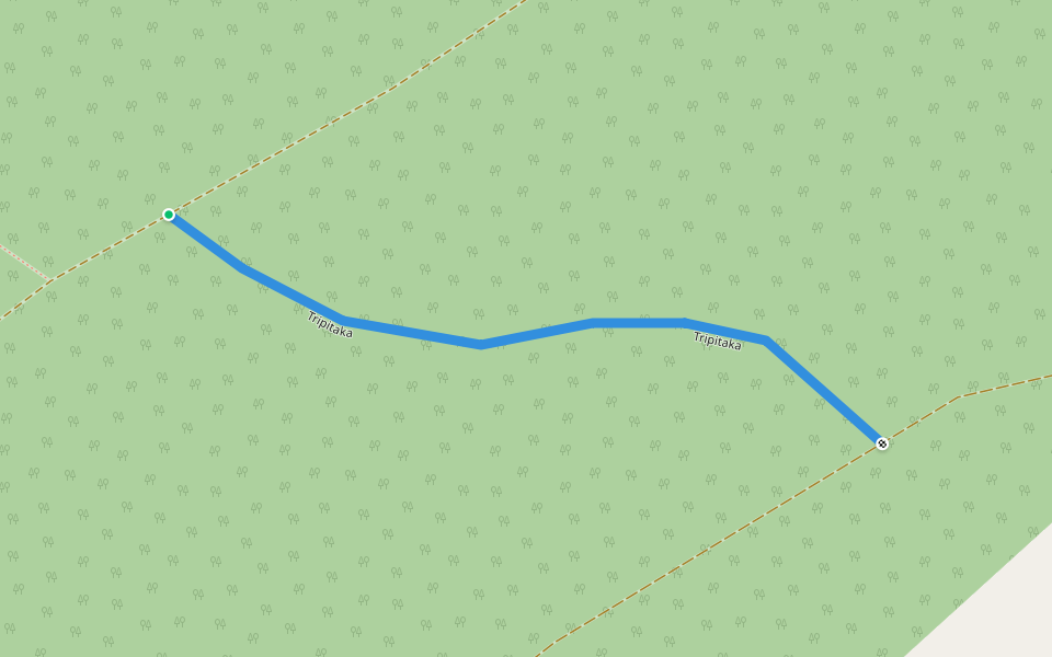 Tripitaka walking route map in Evanton