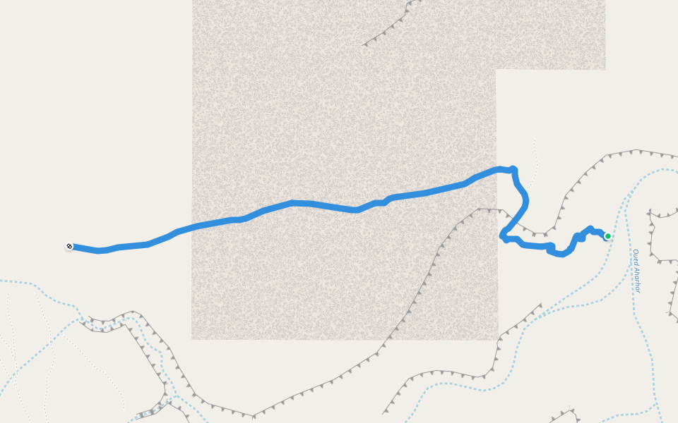 major herders path walking route map in Illizi