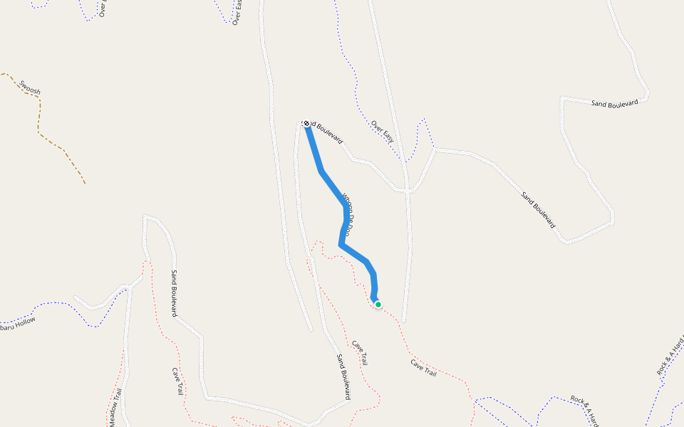 Whoop De Doo walking route map in Potlatch