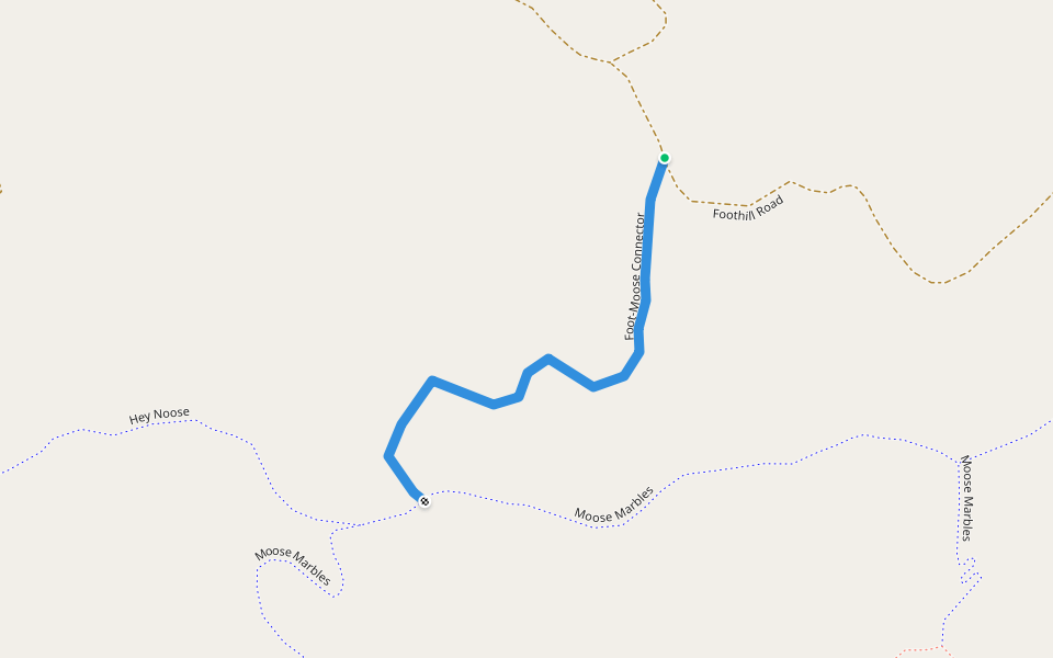 Foot-Moose Connector walking route map in Moscow