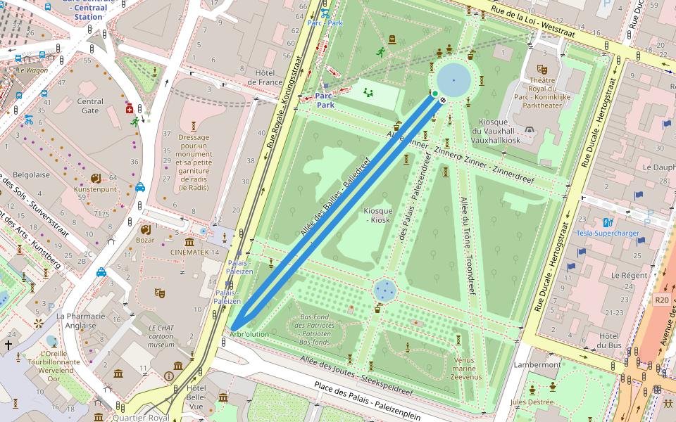 Allée des Bailles - Baliedreef