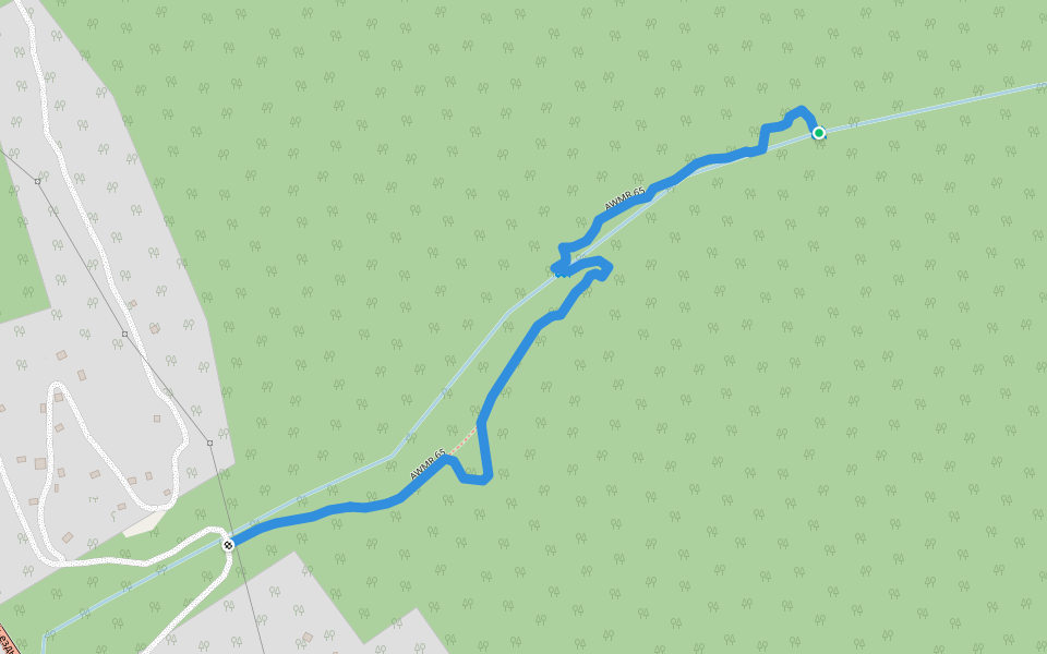 AWMR 65 walking route map in Gagra