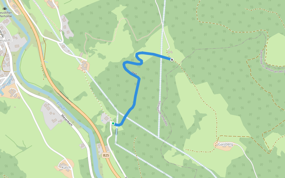 pfad walking route map in Hochbruck