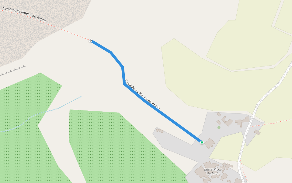 Caminhada Ribeira da Angra walking route map in Palha Carga
