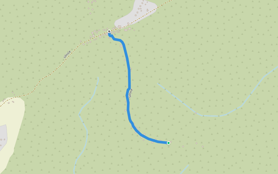 silnice walking route map in Litshunga