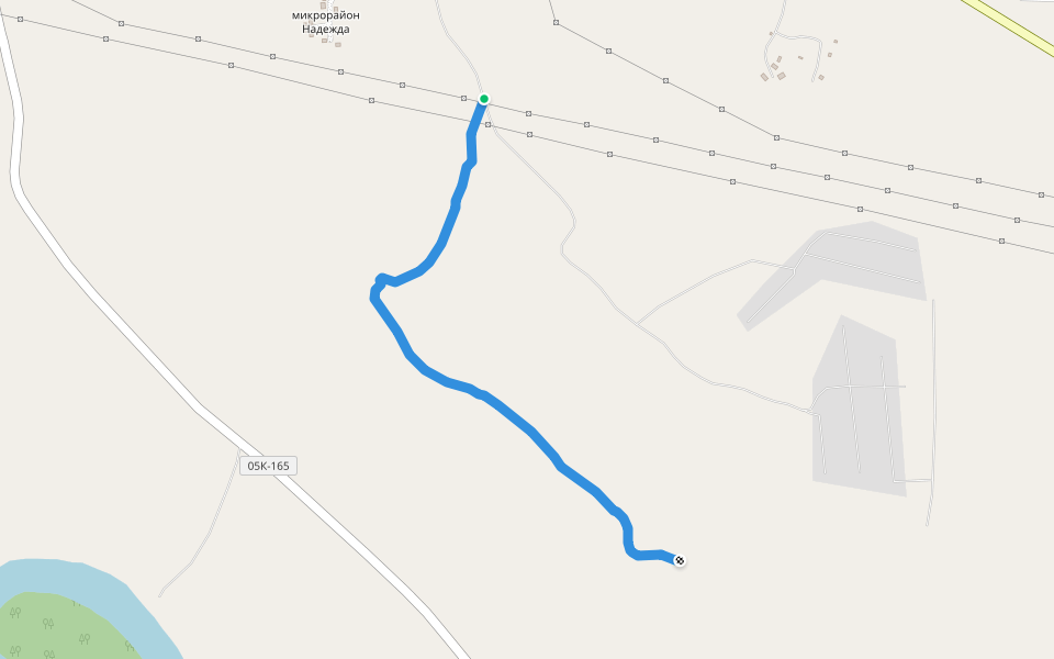 пеший маршут по хребту медведицкому на вершину walking route map in Lesozavodsk