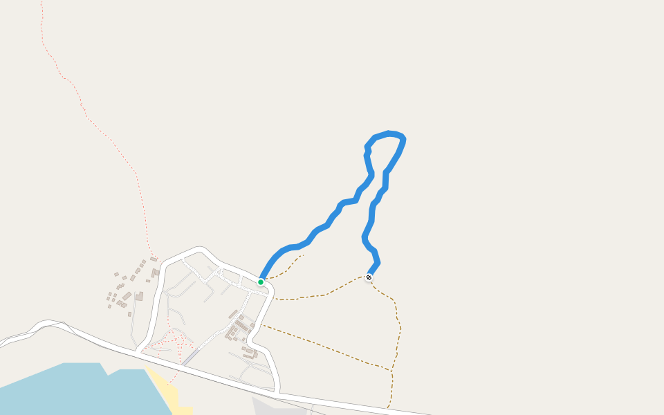 Ведьмино ущелье walking route map in Bayanaul