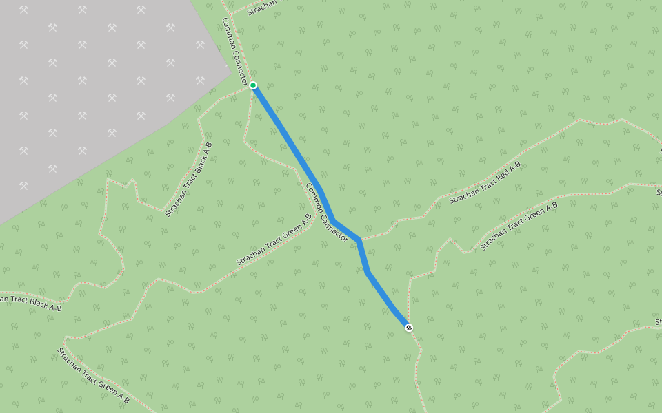 Common Connector walking route map in Moonstone