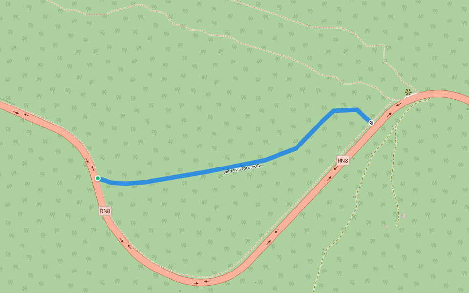 wild trail (project!)-- walking route map in Marrakesh