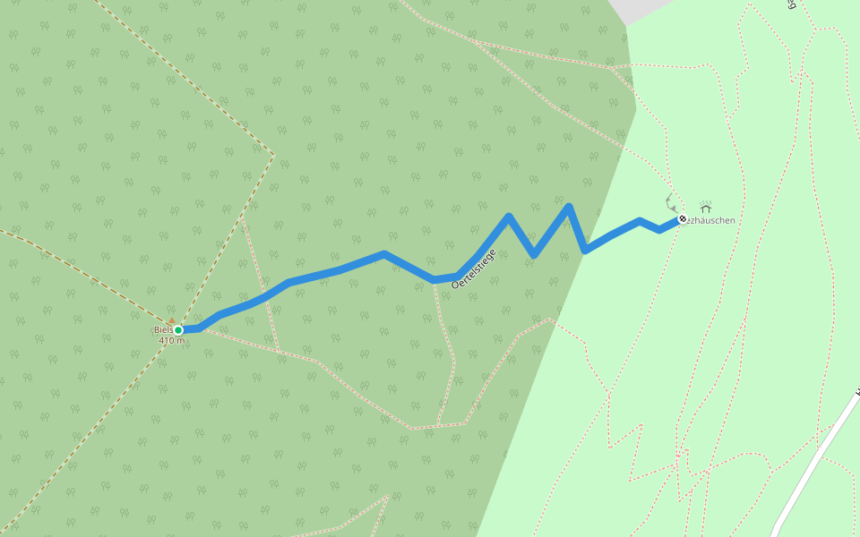 Oertelstiege walking route map in Meiningen