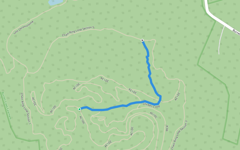 Chicken Coop Hiking Trail Knoxville, Tennessee Pacer