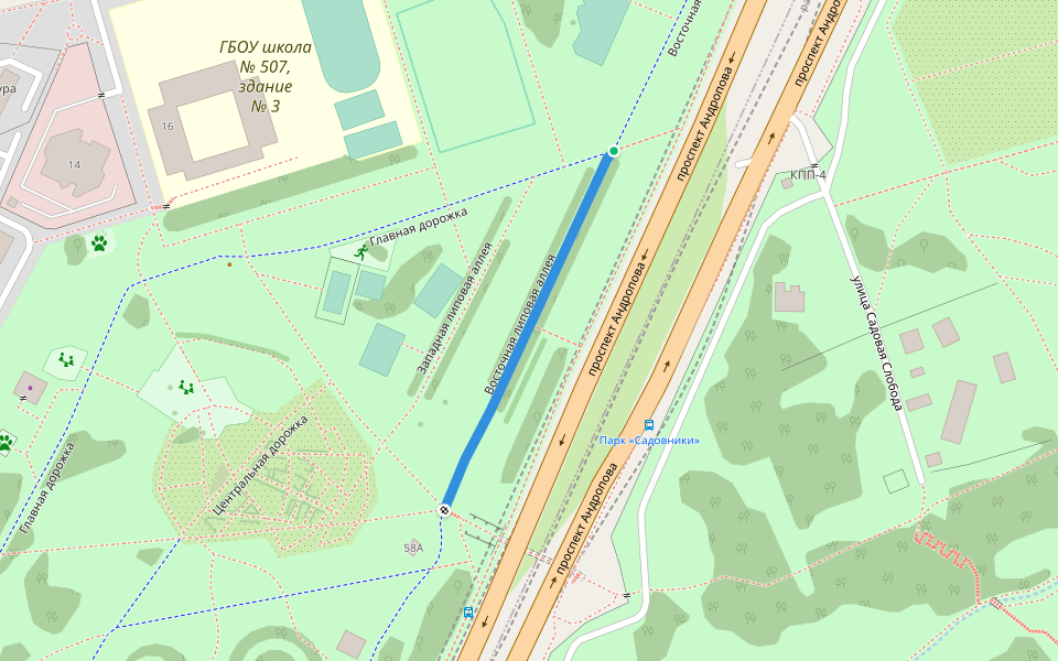 Восточная липовая аллея