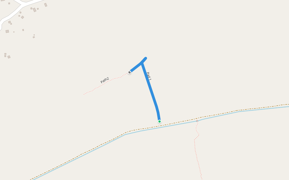 Pad 1 walking route map in Atutur