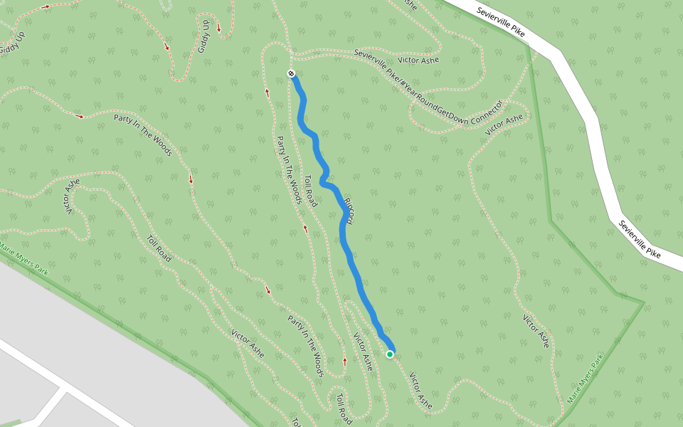 Ripcord Walking And Running Trail - Knoxville, Tennessee | Pacer