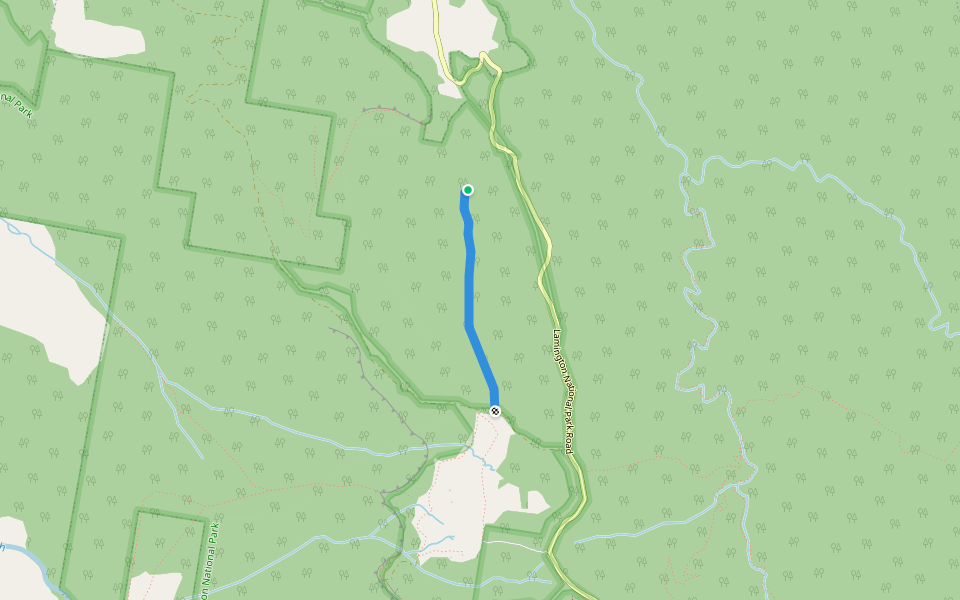 Cainbable ridge walking route map in Cainbable