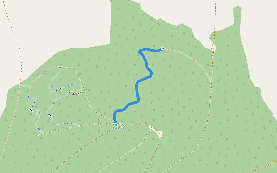 Balck & d'equerre walking route map in Courgenay